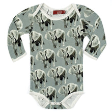 Load image into Gallery viewer, Grey Elephant Organic Long Sleeve One Piece - Indie Indie Bang! Bang!