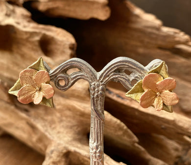 Michael Michaud - Hydrangea Leaf Post Earrings - Indie Indie Bang! Bang!