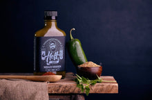 Load image into Gallery viewer, Hoff&#39;s Mean Green Jalapeno Hot Sauce - Indie Indie Bang! Bang!