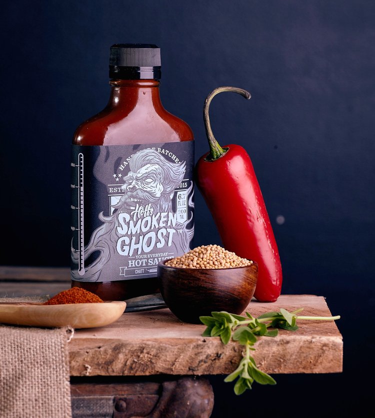 Hoff's Smokin' Ghost Hot Sauce - Indie Indie Bang! Bang!
