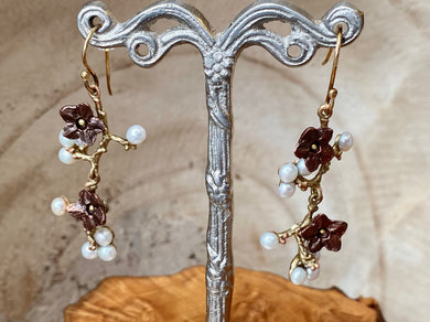 Michael Michaud - Ume Branch Dangle Earrings - Indie Indie Bang! Bang!