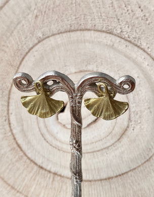 Ginkgo Post Earrings - Indie Indie Bang! Bang!