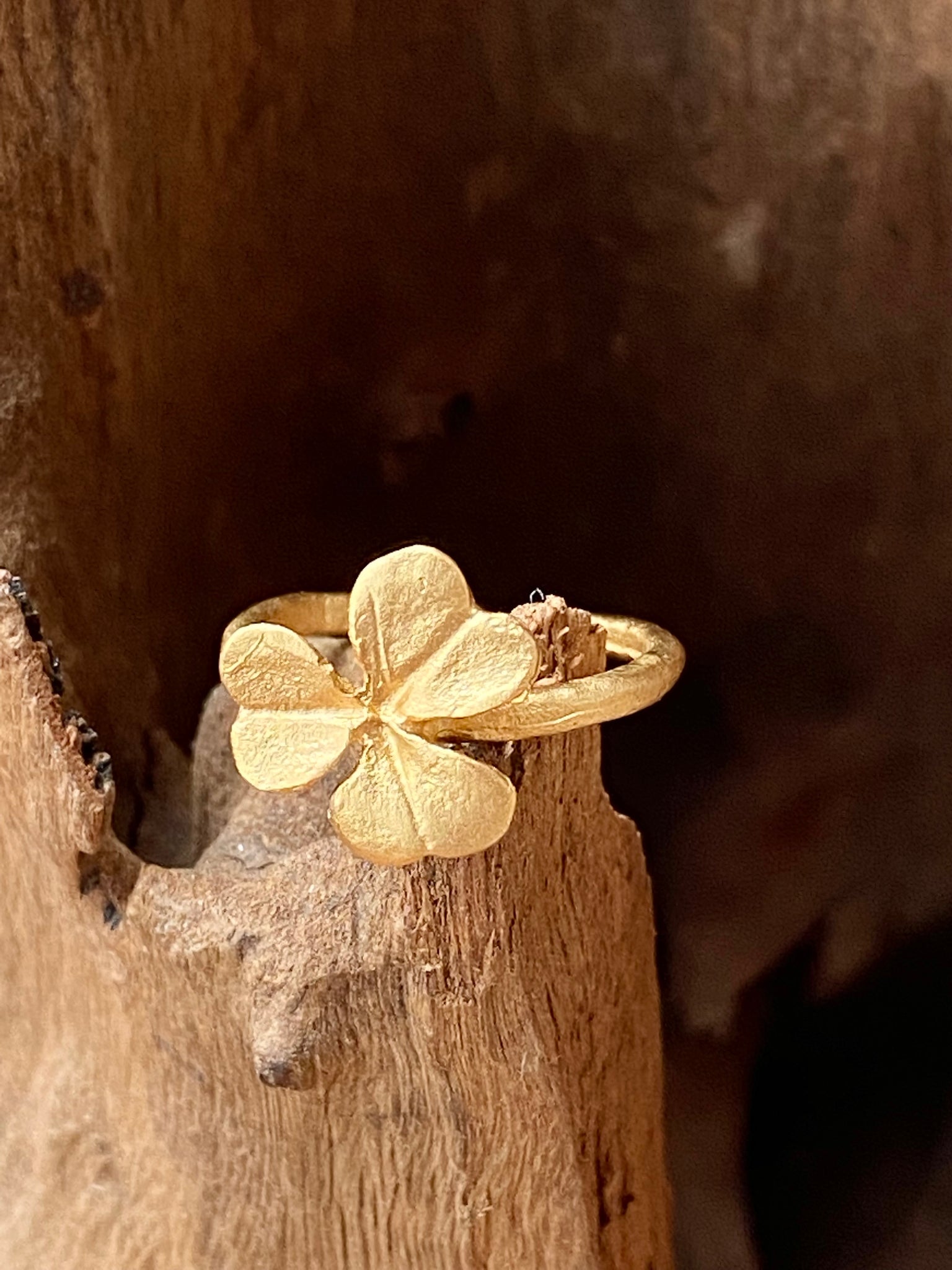 Michael Michaud Gold Clover Ring | Indie Indie Bang! Bang!