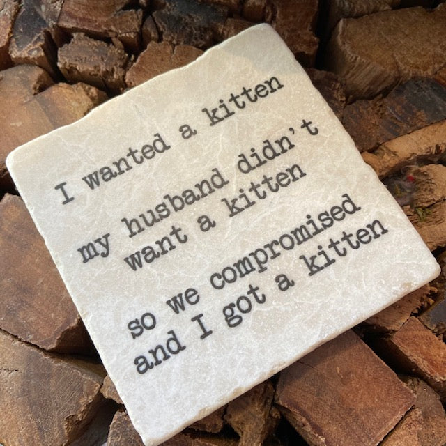 Compromise Kitten Coaster - Thumbnail 2