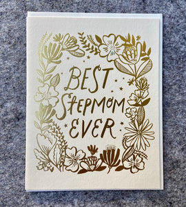 Best Stepmom Mother's Day Greeting Card - Indie Indie Bang! Bang!