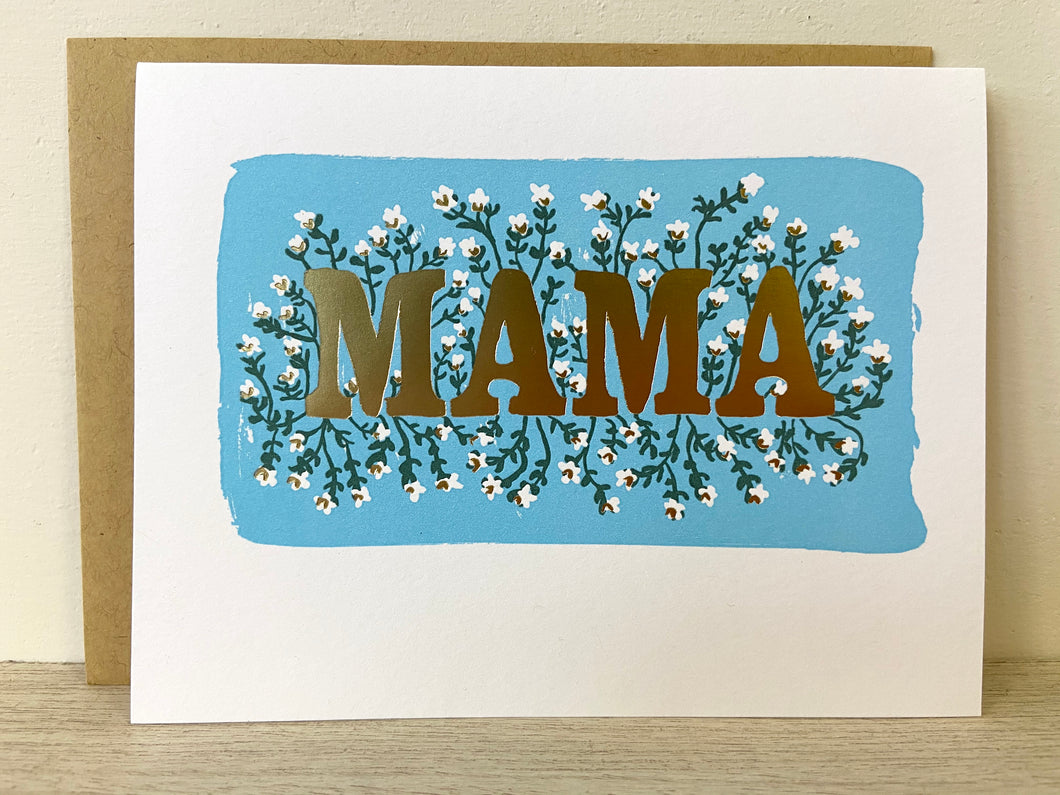 Mama Greeting Card - Indie Indie Bang! Bang!