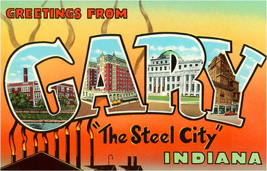 Gary 'The Steel City' Magnet or Postcard - Indie Indie Bang! Bang!