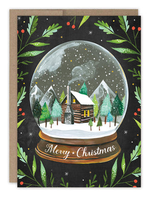 Snow Globe Christmas Card - Indie Indie Bang! Bang!