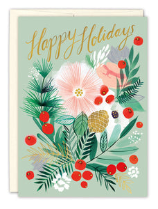 Holiday Bouquet Card - Indie Indie Bang! Bang!