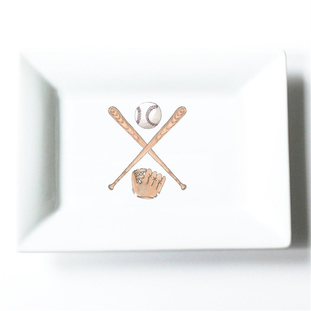 Baseball Crest Mini Dish - Indie Indie Bang! Bang!