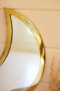 Brass Finish Moon Mirror - Indie Indie Bang! Bang!