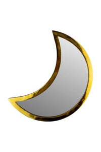 Brass Finish Moon Mirror - Indie Indie Bang! Bang!