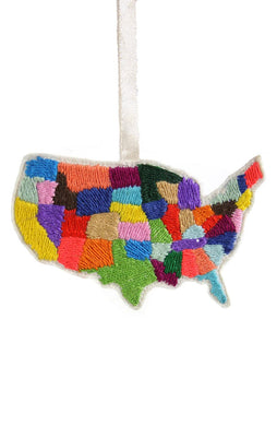 Cody Foster Patchwork United States Ornament - Indie Indie Bang! Bang!
