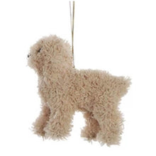 Load image into Gallery viewer, Creative Co-Op Furry Poodle Ornament - Indie Indie Bang! Bang!