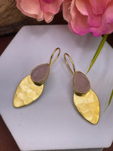 Load image into Gallery viewer, Hammered Leaf Earrings - Indie Indie Bang! Bang!