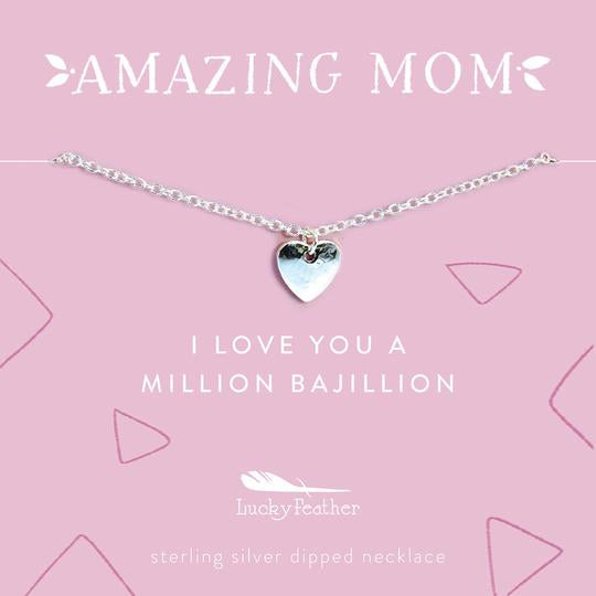 Amazing Mom I Love you a Million-Necklace - Indie Indie Bang! Bang!