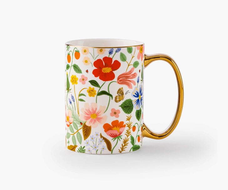 Strawberry Fields Porcelain Mug - Indie Indie Bang! Bang!