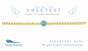 Sweet Stone Bracelet-Blueberry Mint - Indie Indie Bang! Bang!