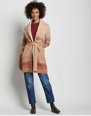 WOMEN'S MONTEREY BELTED COTTON CARDIGAN - Indie Indie Bang! Bang!