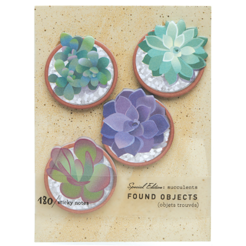 Succulents - Sticky Notes - Indie Indie Bang! Bang!