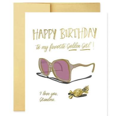 Golden Girl Birthday for Grandma - Indie Indie Bang! Bang!