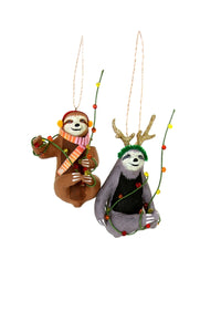 Merry Sloth Ornament - Indie Indie Bang! Bang!