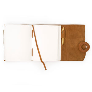 Suede Leather Bound Journal - Indie Indie Bang! Bang!