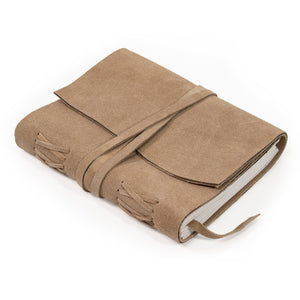 Suede Leather Bound Journal - Indie Indie Bang! Bang!