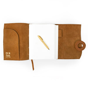 Suede Leather Bound Journal - Indie Indie Bang! Bang!