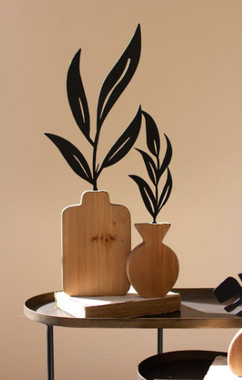 Wood and Metal Bud Vases - Indie Indie Bang! Bang!