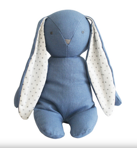 Chambray Linen Bobby Floppy Bunny - Indie Indie Bang! Bang!