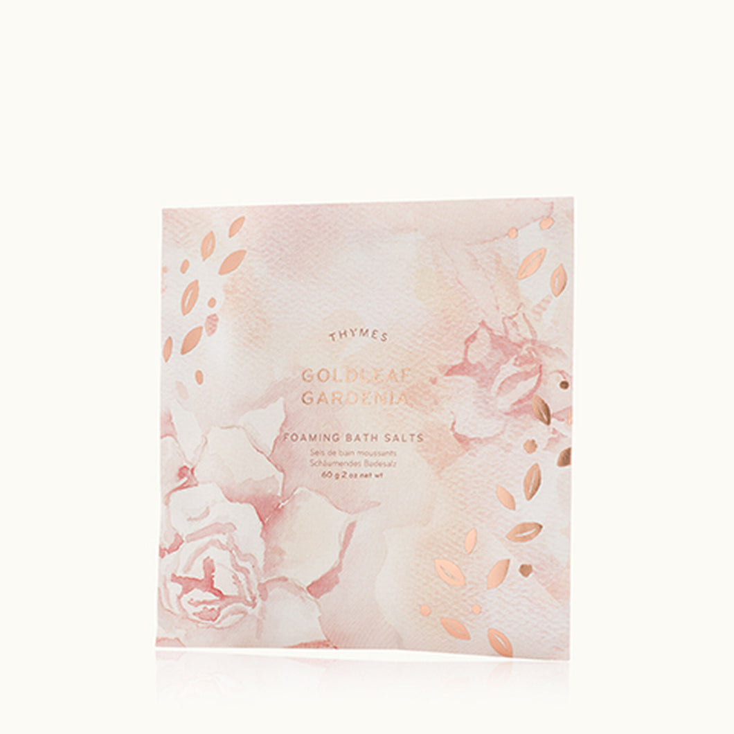 Goldleaf Gardenia Foaming Bath Salts Envelope - Indie Indie Bang! Bang!