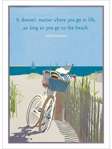 Beach Bike Birthday Card - Indie Indie Bang! Bang!