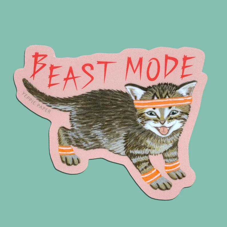 Beast Mode Sticker - Indie Indie Bang! Bang!