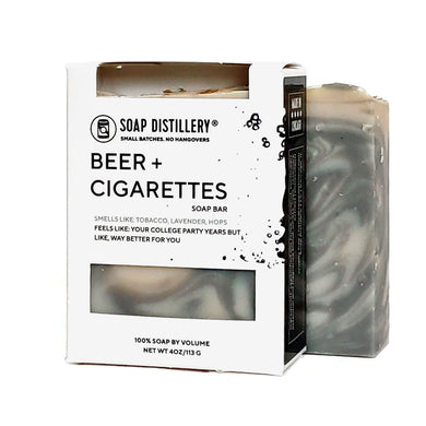 Beer + Cigarettes Soap Bar - Indie Indie Bang! Bang!