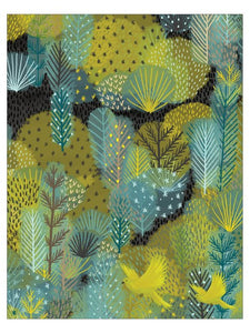 Birds in Forest Birthday Card - Indie Indie Bang! Bang!