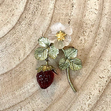 Load image into Gallery viewer, Michael Michaud Strawberry Brooch - Indie Indie Bang! Bang!