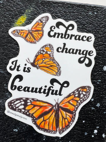 Embrace Change Sticker - Indie Indie Bang! Bang!