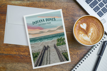 Load image into Gallery viewer, Indiana Dunes National Park Sunset Card - Indie Indie Bang! Bang!