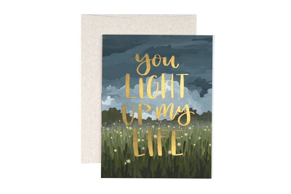 Light Up My Life Greeting Card - Indie Indie Bang! Bang!