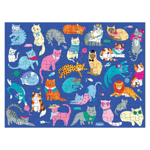 Cats & Dogs 100 Piece Double-Sided Puzzle - Indie Indie Bang! Bang!