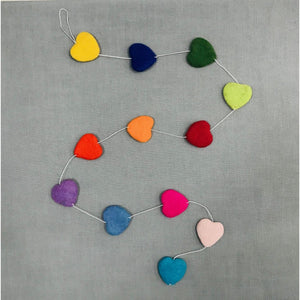 Colorful Hearts Garland - Indie Indie Bang! Bang!