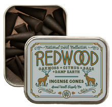 Load image into Gallery viewer, Redwood Incense Cones - Indie Indie Bang! Bang!