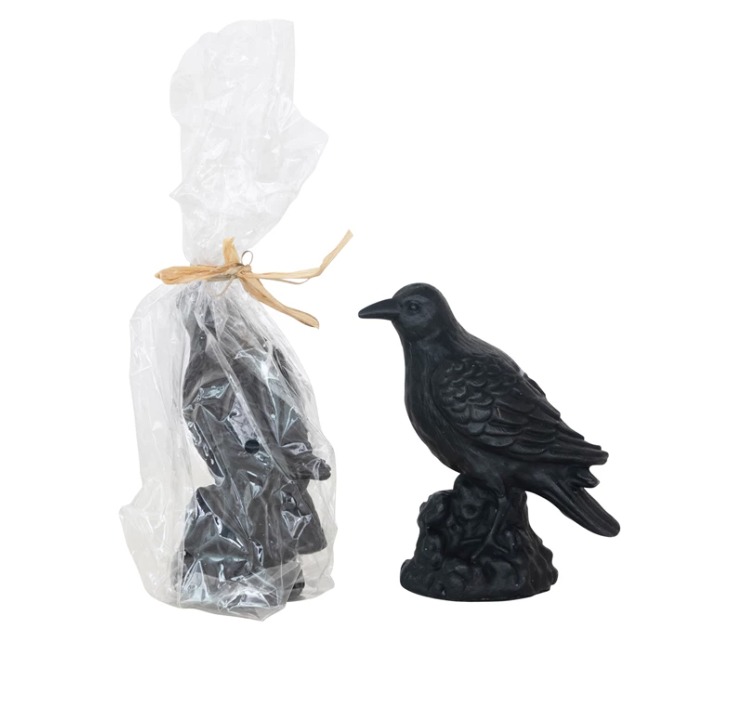 Unscented Crow Shaped Candle - Indie Indie Bang! Bang!