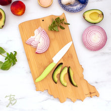 Load image into Gallery viewer, Destination Indiana Cutting &amp; Serving Board - Indie Indie Bang! Bang!