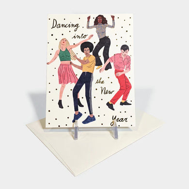 Dancing into the New Year Cards - Indie Indie Bang! Bang!
