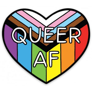 Queer AF sticker - Indie Indie Bang! Bang!