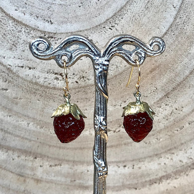 Michael Michaud Strawberry Dainty Earrings - Indie Indie Bang! Bang!