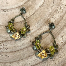 Load image into Gallery viewer, Michael Michaud Desert Flower Oval Post Earrings - Indie Indie Bang! Bang!