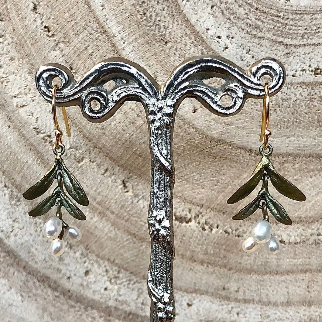 Michael Michaud Garden Vine Dainty Wire Earrings - Indie Indie Bang! Bang!